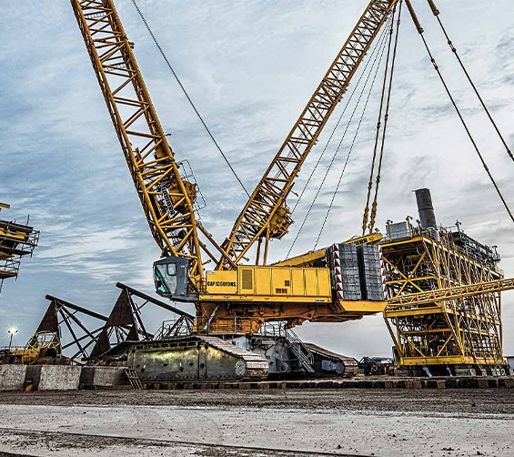 Grues sur Chenilles